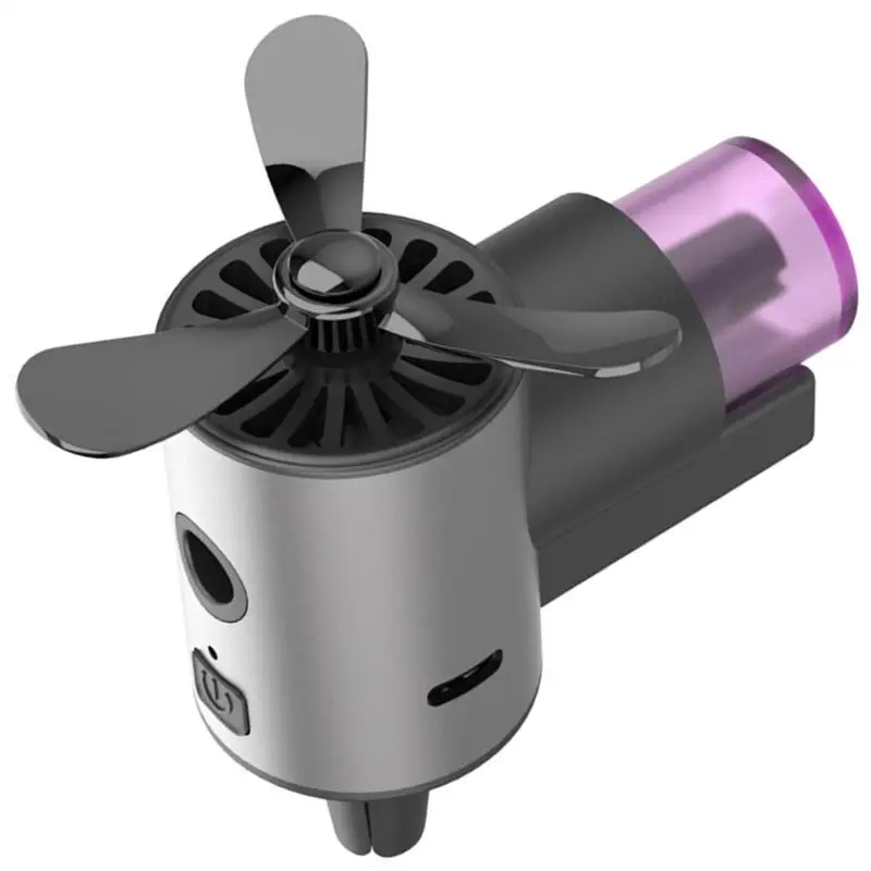 번거로움 없는 공기를 위한 미끄럼 방지 환풍 클립 및 자동 작동 기능을 갖춘 범용 차량 공기 청정제 디스펜서