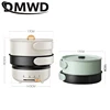 DMWD 220V Multifunction Electric Hot Pot with Folding Handle Mini Portable Travel Induction Cookers Split Type Cooking Pot 1.2L 6