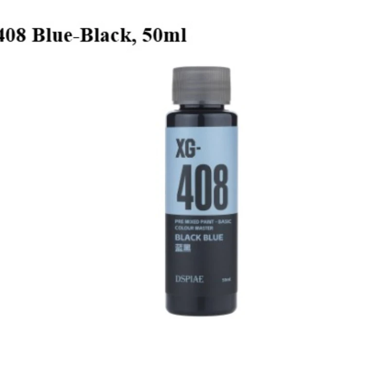 50ml Premixed Paint DIY Model Figurine Color-changing Coloring Water Based Paint XG Series Correction Coverage Premixed Paint