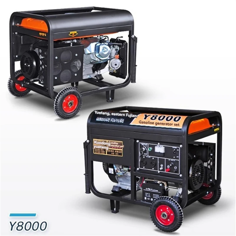 Multi Fuel Portable Generator 8000W Electric Starting 220V/380V Household Car Generator