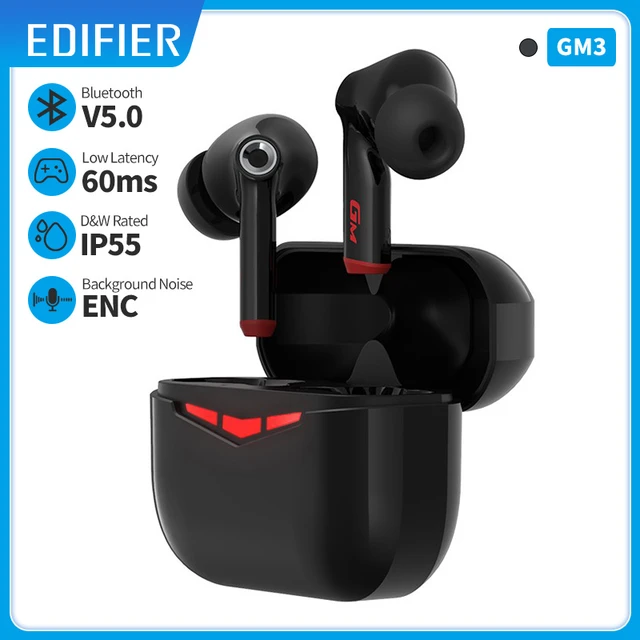 EDIFIER HECATE GM3 TWS Gaming Earbuds Wireless Earphones Bluetooth 5.0 Low Latency IP55 Waterproof - AliExpress