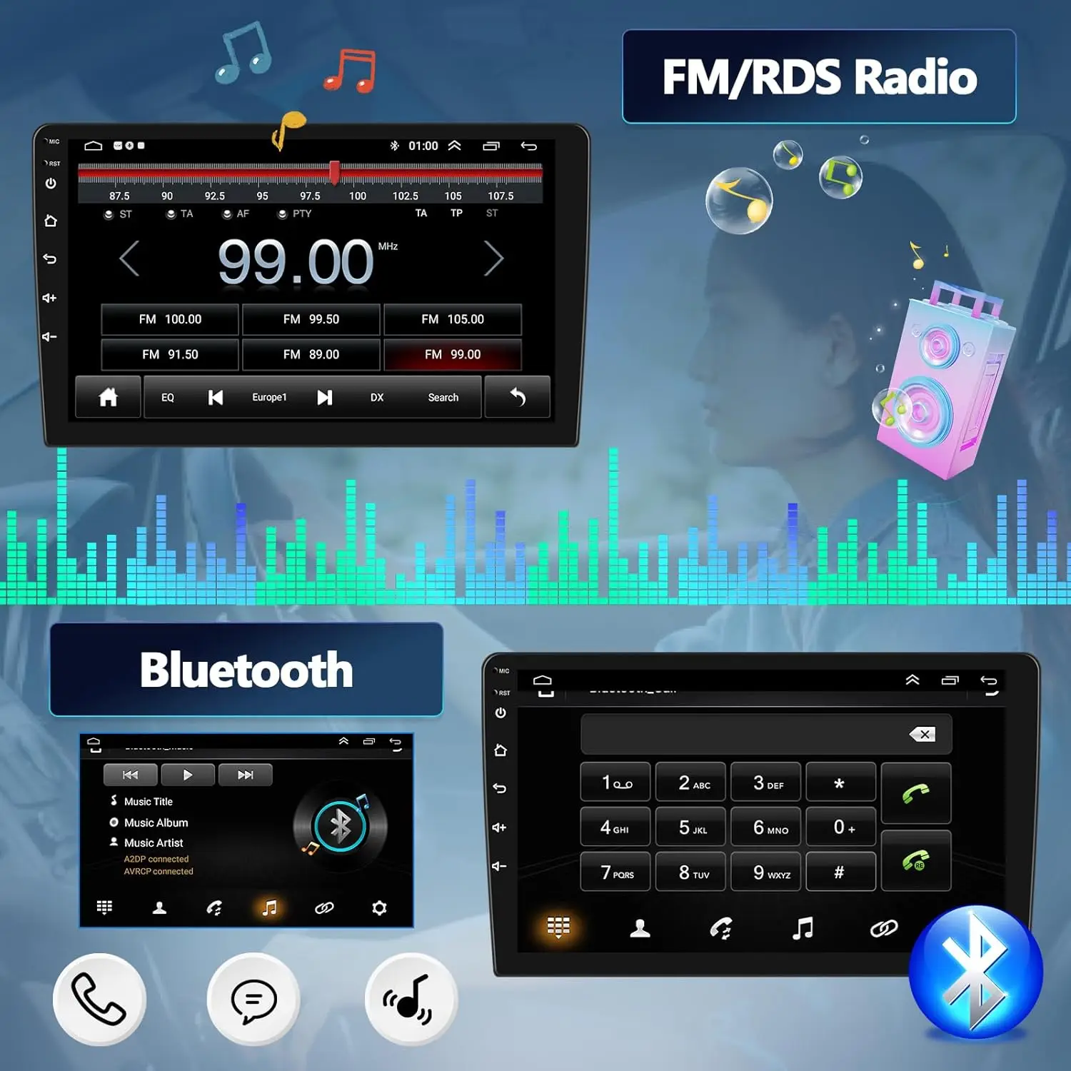 Car Multimedia Player Car Radio Android 14 Carplay For Volkswagen VW Passat B6 B7 B8 CC 2007-Navigation GPS Multimedia Player WiFi+4G stereo BT