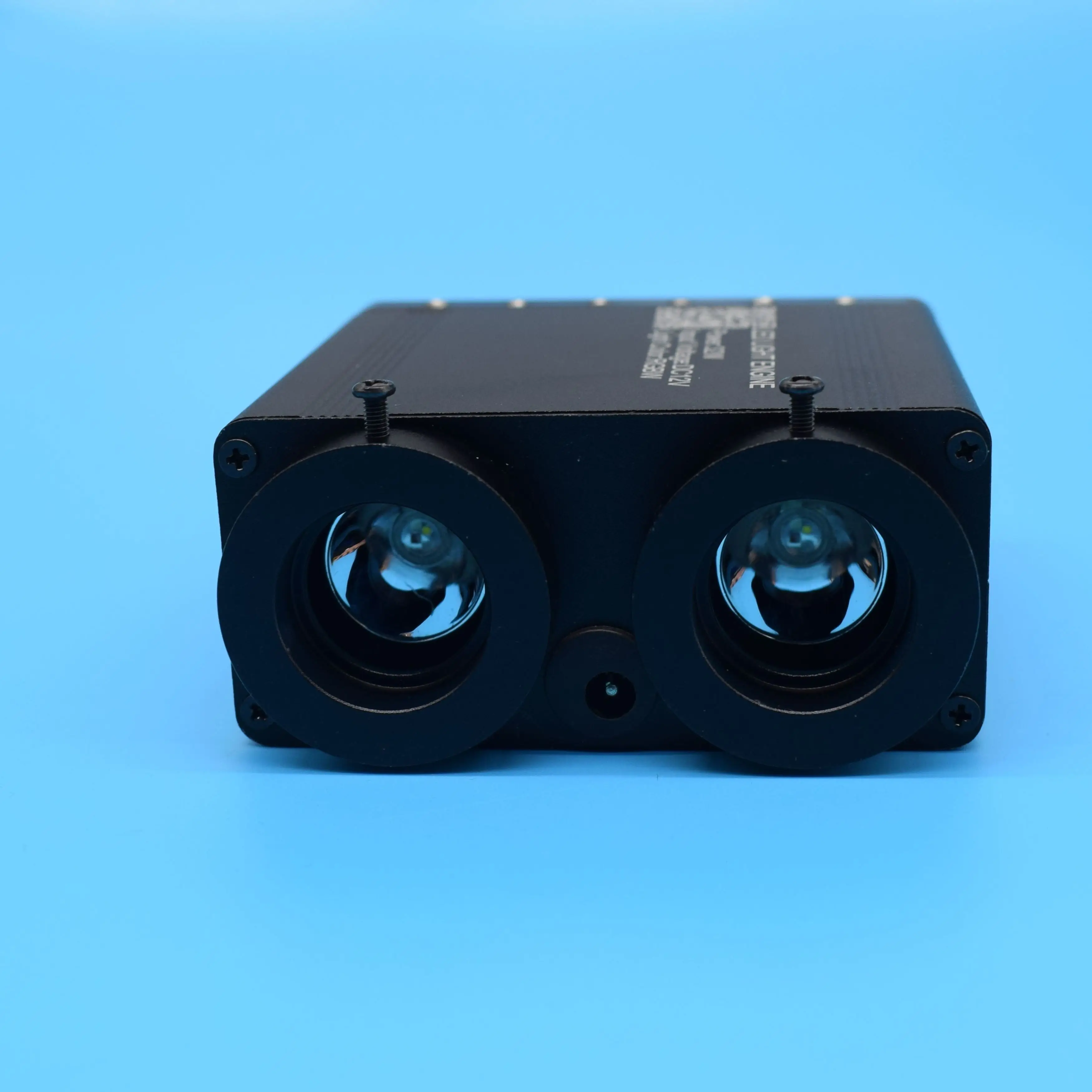 APP 32W RGBW Fiber Optic Light Double Heads With Sparkle Plastic Fiber Optic Cable Light Kit For Ceiling Star Starry Sky