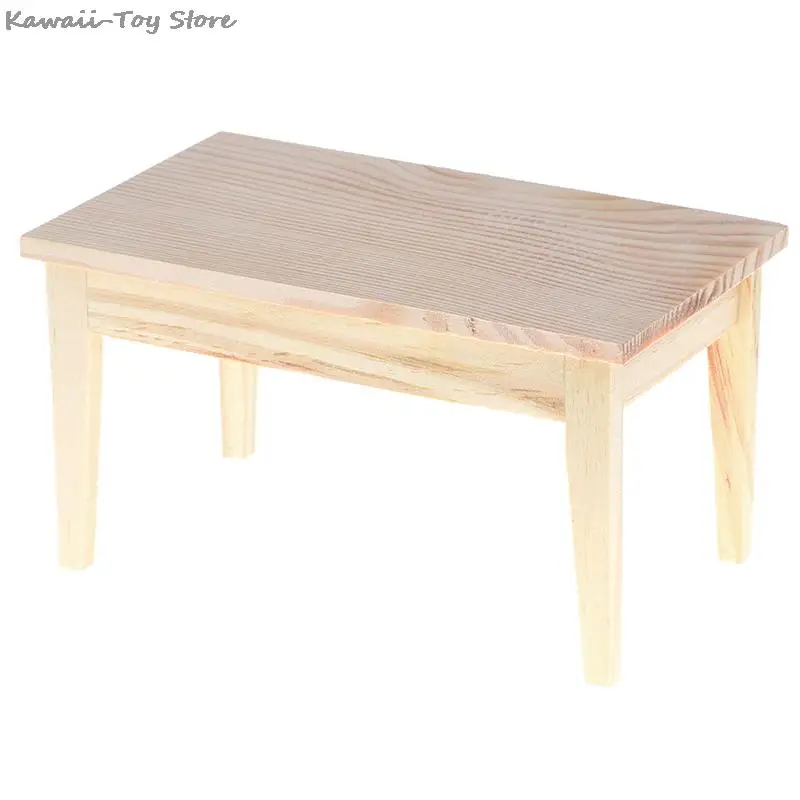 1/12 Mini Dining Table Furniture Model Toys For Doll House Decoration 1/12 Dollhouse Miniature Accessories