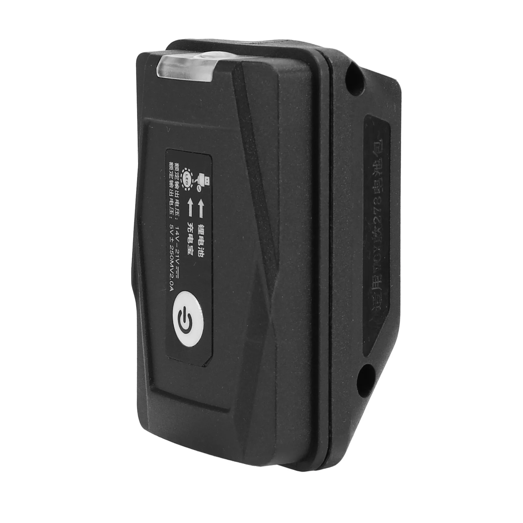 Adapter Light Lamp Flashlight Torch USB Mobile Phone Charger for Worx Orange 4 Pin Socket 20V Li-Ion Battery Power Bank Vogue