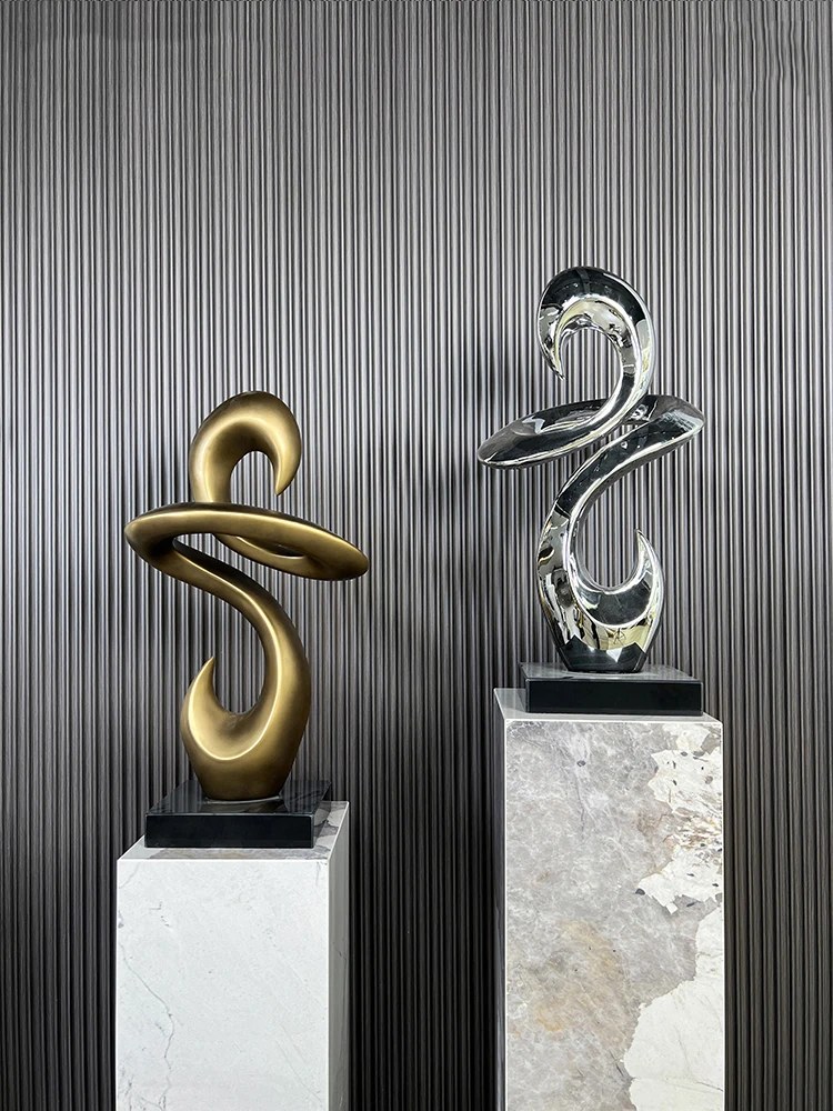 Luxury Abstract Art Statue, Living Room Decoration, Entrance