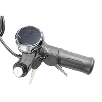 Accélérateur à écran LCD pour vélo électrique/trottinette électrique, poignée d'accélérateur avec écran rond 5