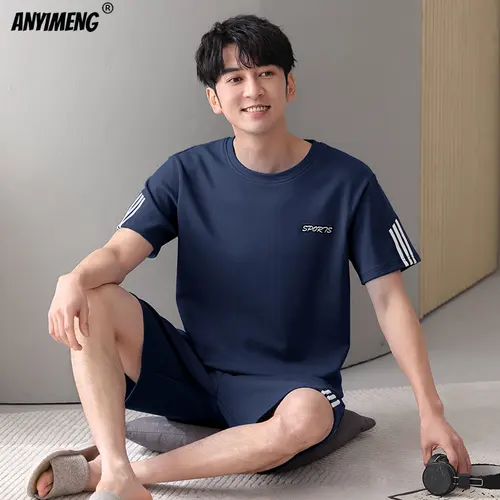 남성을 위한 궁극의 편안함: 부드러운 코튼 플러스 사이즈 잠옷 세트 추천