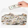 Transparent Acrylic Money Box With Counter Piggy Bank Handmade For Creative Children's Saving The Money Goal 5000 4