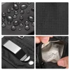 Mini Coin Purse Simple Fabric Pouch with Zipper & Belt Clip Non-braided RFID Blocking Money Bag Organizer for Cash and Coins 5