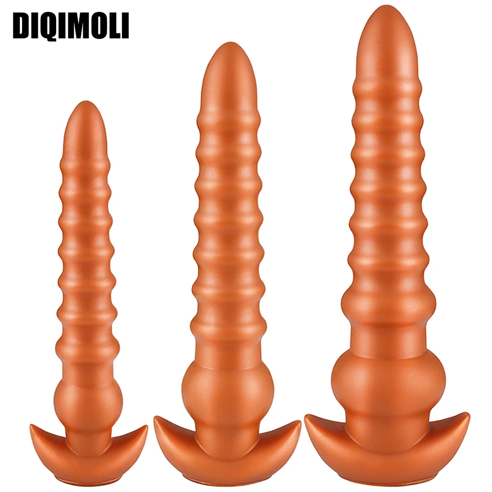 Plug Anal liquide surdimensionné en Silicone, gode pour stimuler l'anus, dilatateur Anal, masturbateur, jouets sexuels, Plug Anal_voghion.com