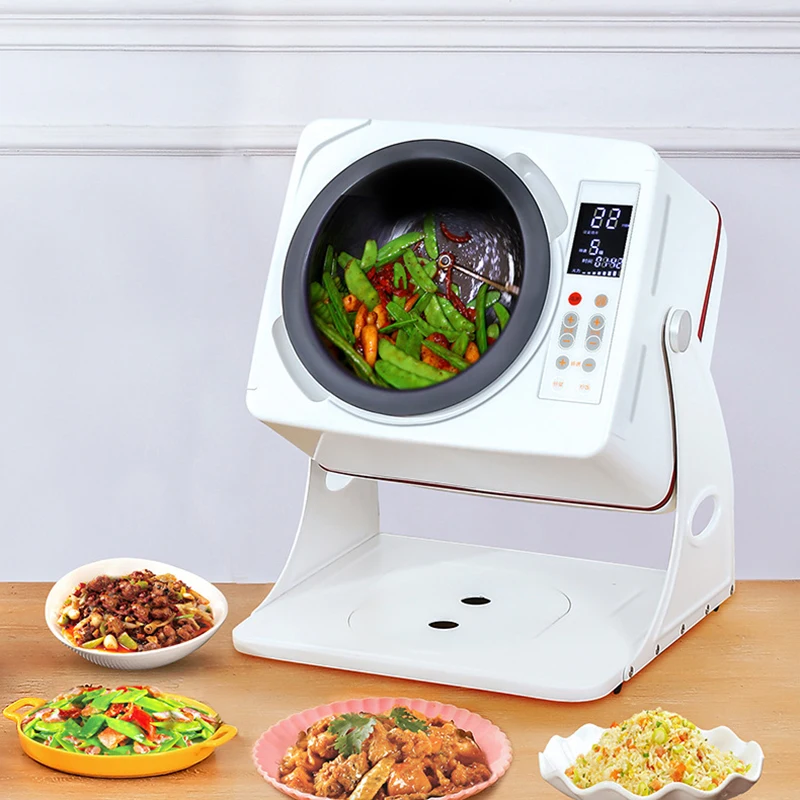 220V Commercial Electric Stir-Frying Drum Cooking Machine