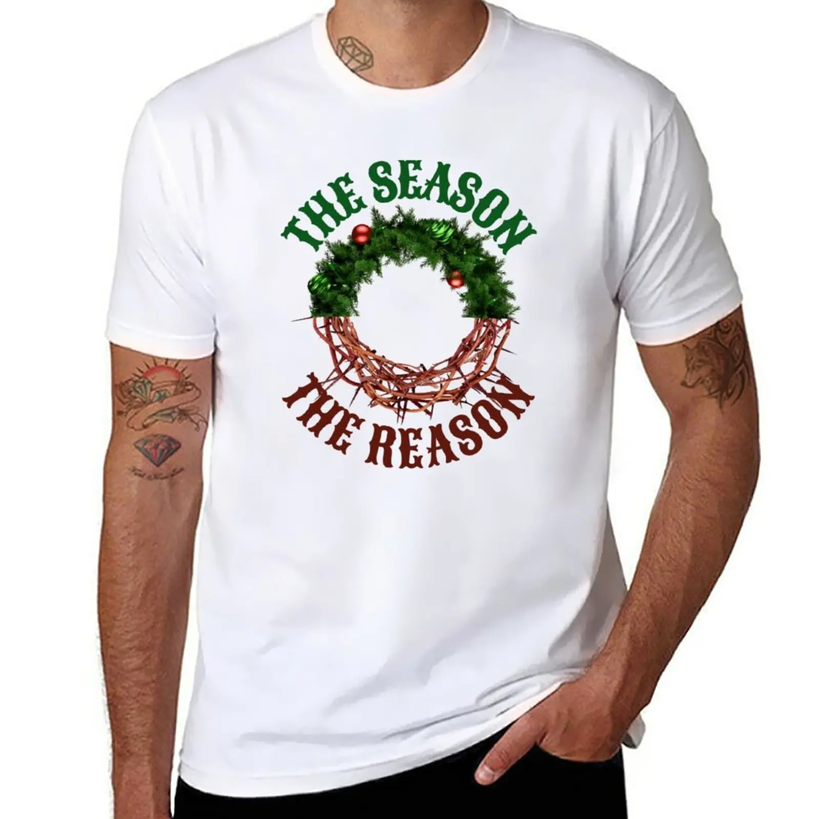

New The Season The Reason. T-Shirt man clothes Short sleeve tee oversized t shirts oversized t shirts for men