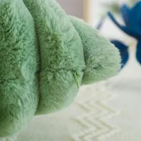30x50cm 45x45cm housses de coussin fausse fourrure peluche décorative canapé taie d'oreiller douce Orange Saga vert rose crème 4