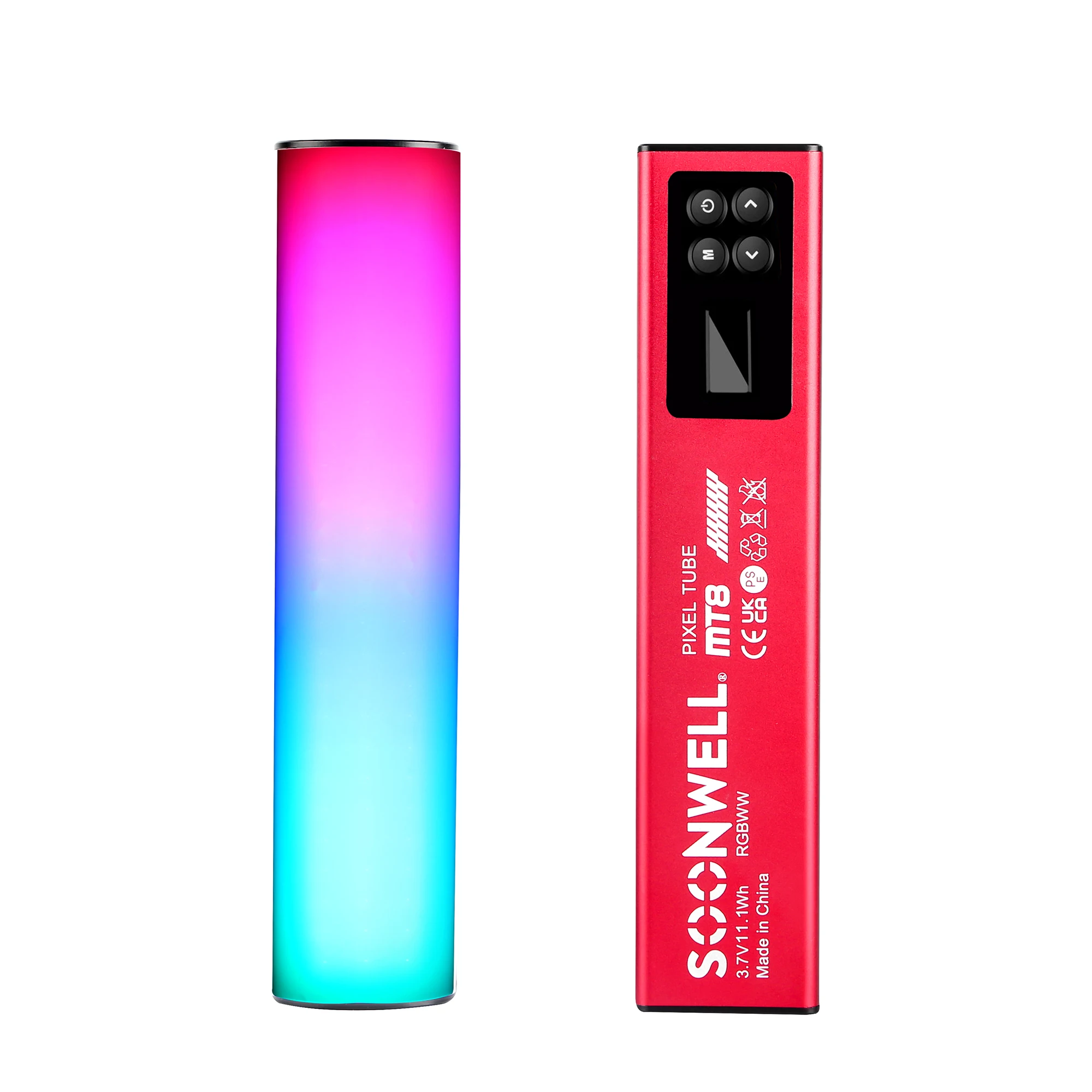 

SOONWELL MT8 подсветка RGBWW Wand 8W выход Bi-Color 2600K -6000K Pixel-map RGBWW Mini светодиодный Tube