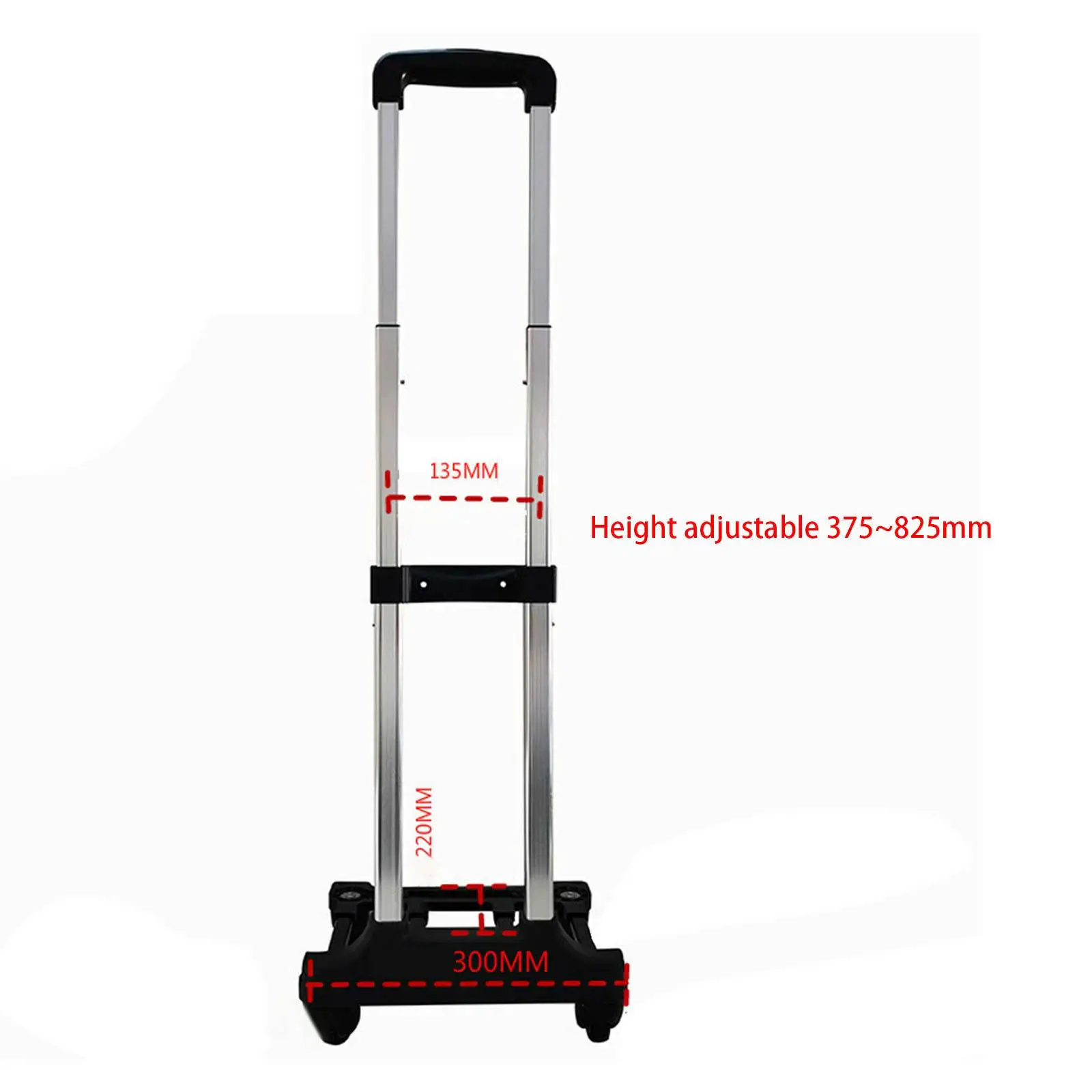 Golf Push Cart Compact Luggage Trolley for Travel Golf Enthusiast Shopping