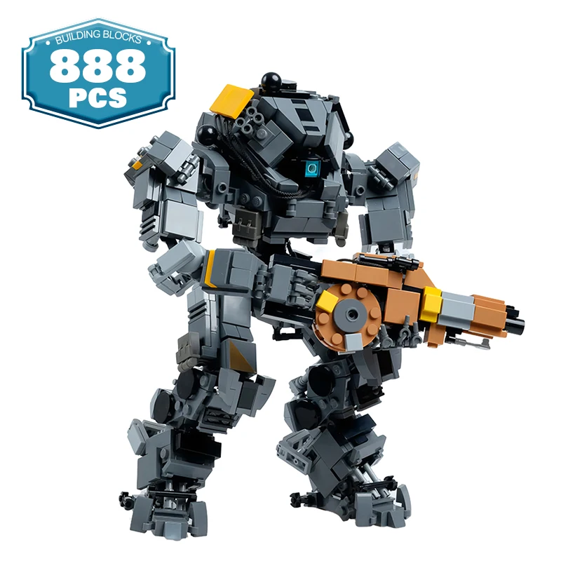 

MOC Mecha Game Titanfalls Creative Expert Vanguard-class Titan Technical Robot Building Blocks Mech Action Figure Toys for Boys