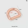 15mm Rose Gold