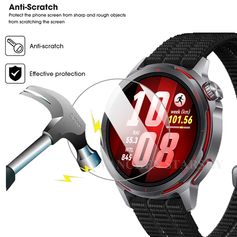 화웨이 시계 GT 러너 2용 강화 유리 화웨이 GT 러너 2 액세서리용 스마트워치 화면 보호기 방폭 필름