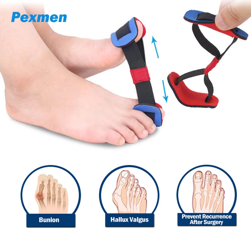 Pexmen Big Toe Strap Bunion Straightener Stretchy Belt Toe Stretcher Alignment Hallux Valgus Corrector Foot Pain Relief wide dress belt elastic belt corset shape girdle dress decorative belt stretchy dropship