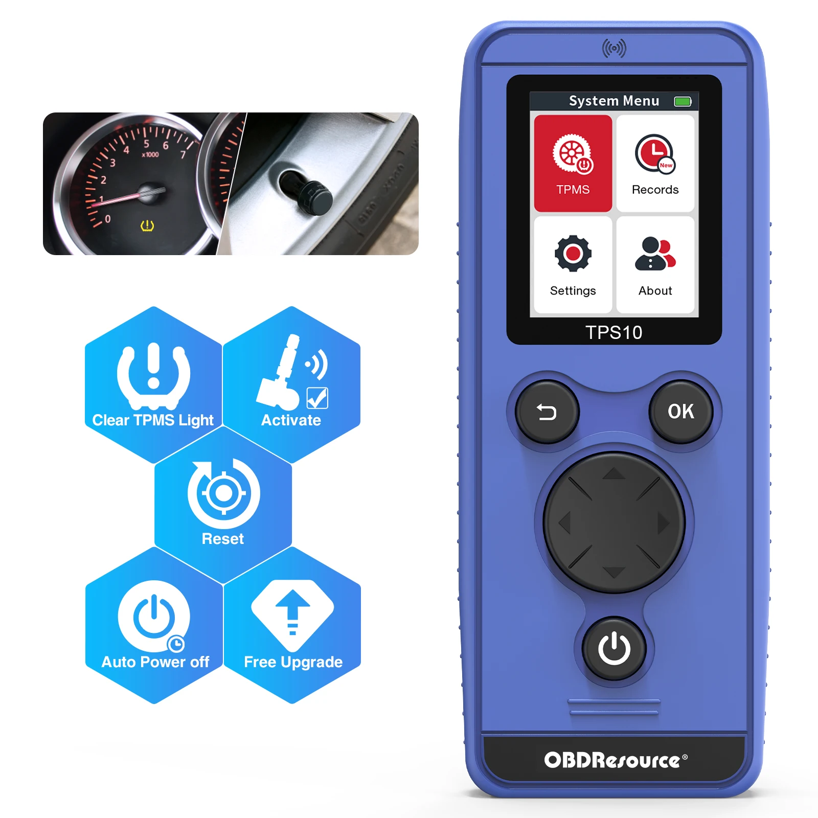 OBDResource  TPMS 缳  TPS10 BMW ƿ   ̾ Ÿ ǾƮ ڵ Ÿ̾ з ͸ ý