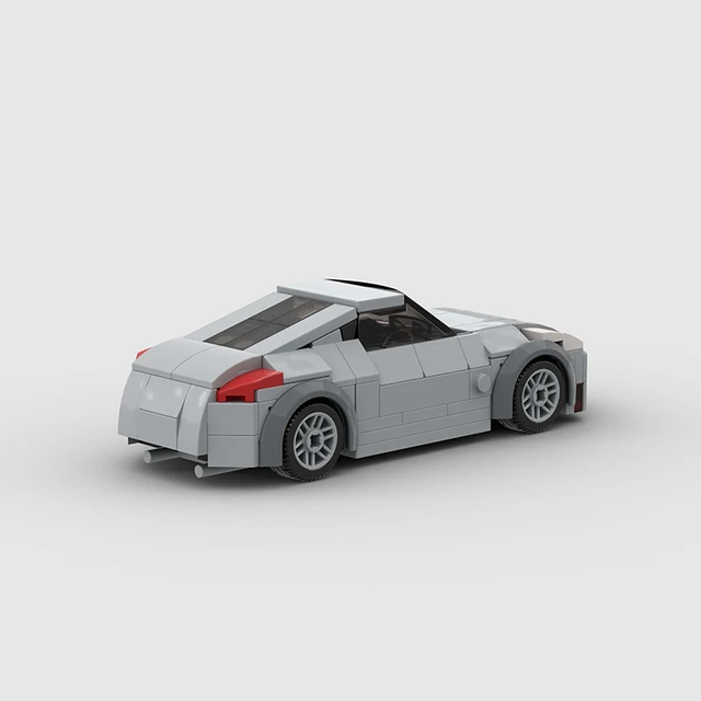 Nissan 350Z Coupe Moc Speed Champions Racer Cars City Sports Vehicle  Building Blocks Creative Garage Toys Boys - AliExpress