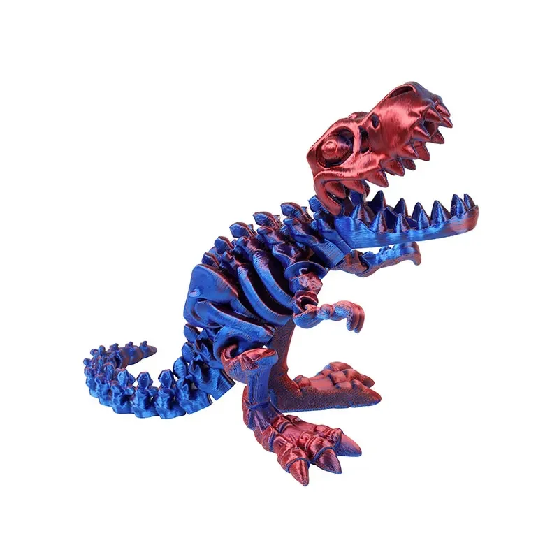 3D Printed Dragon Dinosaur Model Joints Can Move Freely Desktop Craft Ornament Gifts for Kids For Landscaping Decoration 6