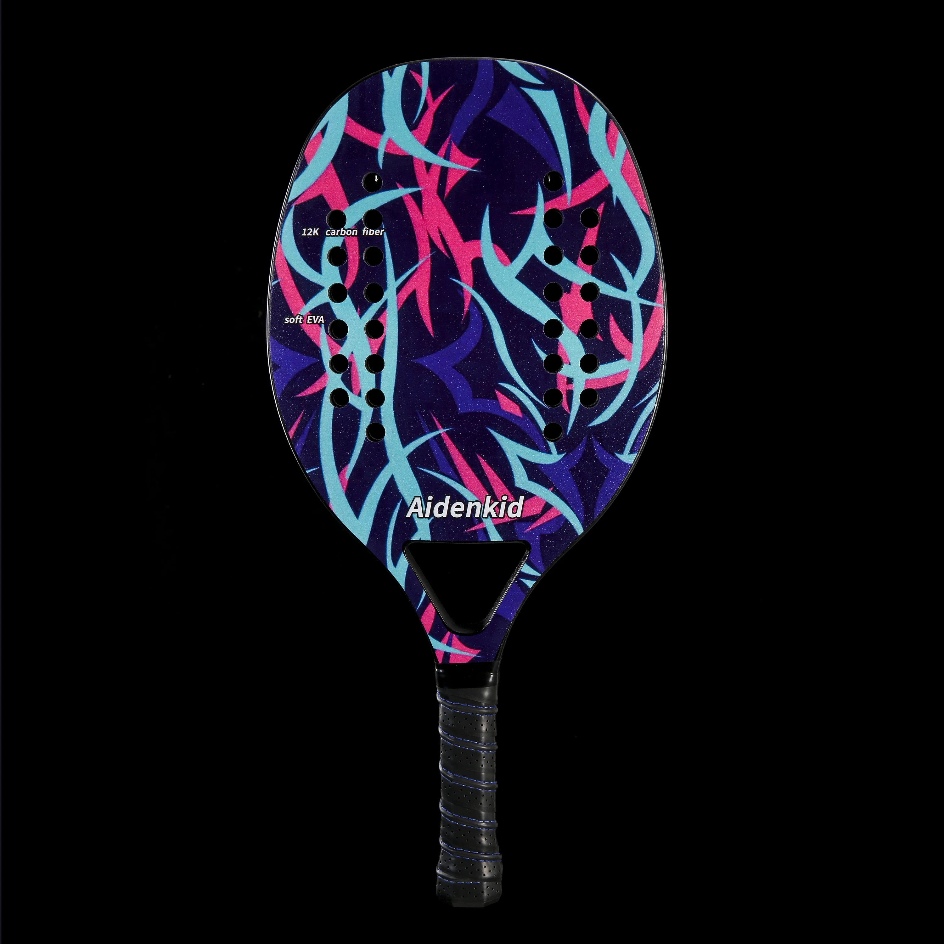 Aidenkid Beach Tennis Racket 3K 12K 18K Carbon Fiber Professional Raquete Beach Tennis Racket Tenis Racquet Rough Face With Bags tennis racket