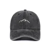 Washed Cotton Mountain Embroidered Baseball Caps Women Men Summer Anti-Sun Peaked Unisex Trucker Gorras Beach Sun Hat Hip Hop 2