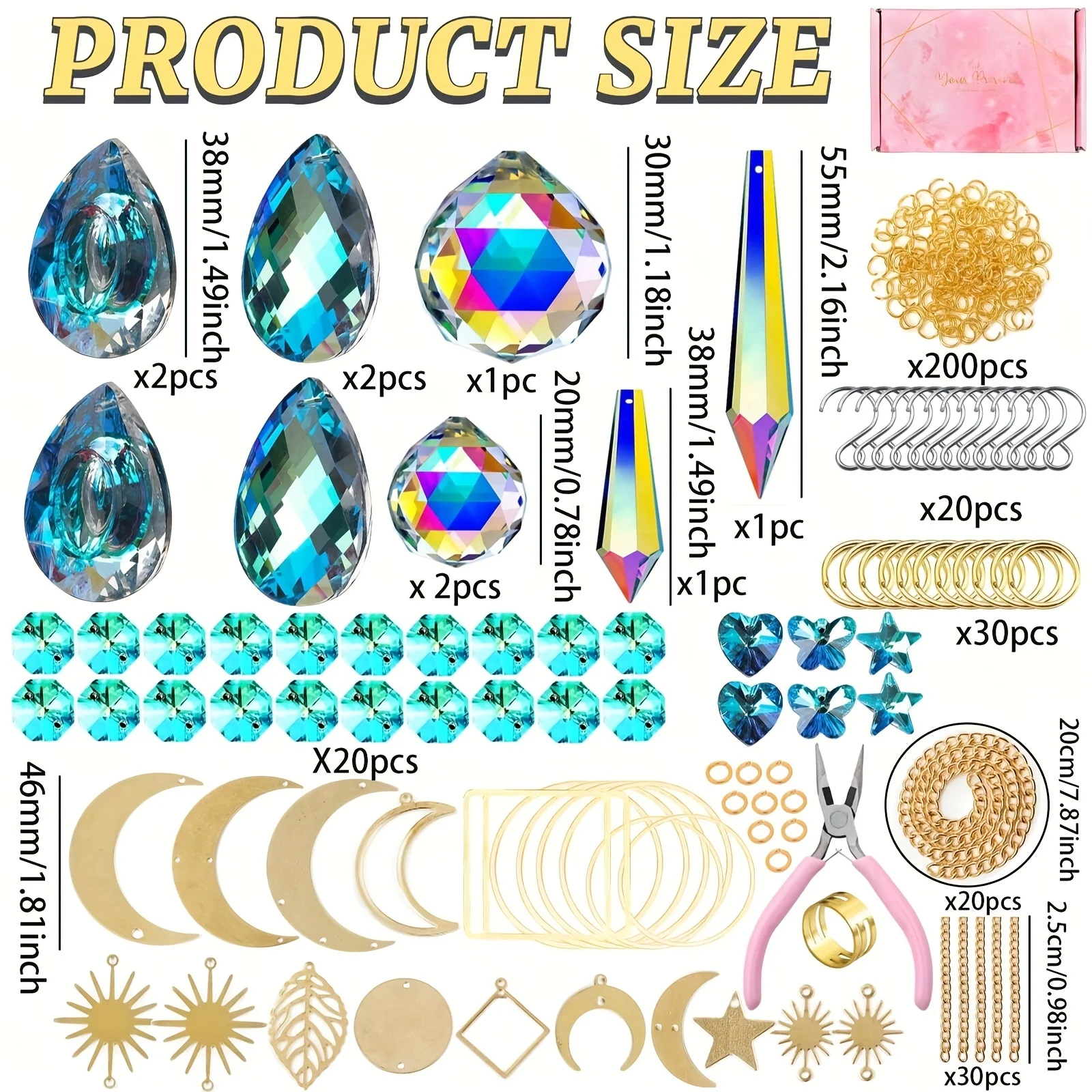 Crystal Suncatcher Kit 370 Pcs 2