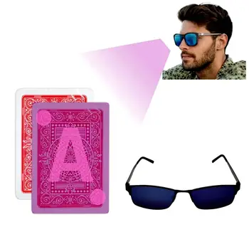 Occhiali da trampoliere da poker per trucchi di mazzi contrassegnati (solo occhiali) 1
