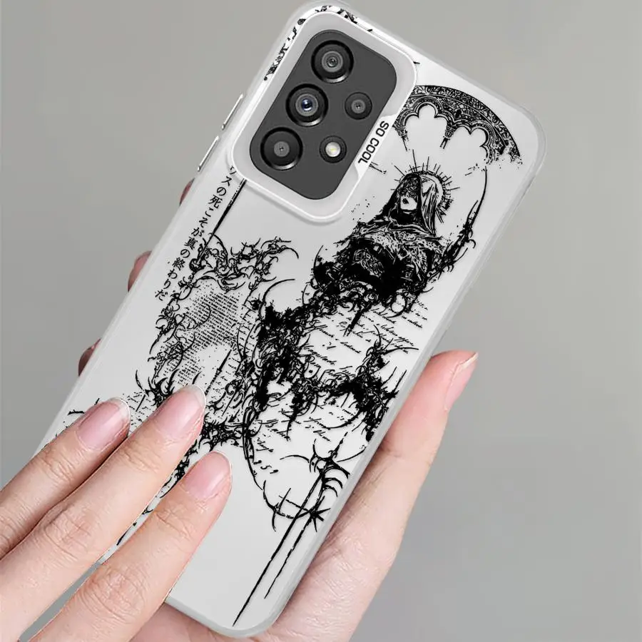 Gothic Style Angel Cross Phone Cover Case