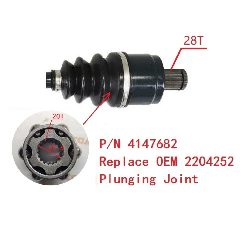 FOR POLARIS SPORTSMAN 800 700 & POLARIS SPORTSMAN 850 & 1000 CV Plunging Joint DOJ KIT