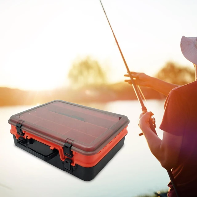 Fishing Tackle Box 2 Layer With Diy Dividers Organizer Storage Box With  Handle For Fishing Reel Salmon Bait Casting Fly Fishing - Fishing Tackle  Boxes - AliExpress