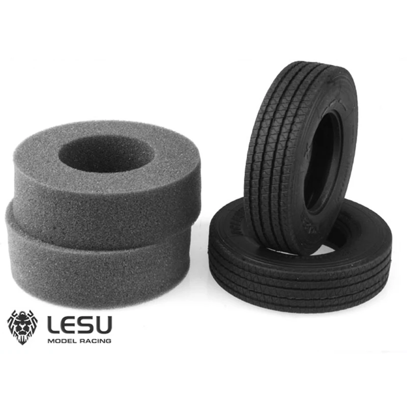 

1Pair LESU Rubber Tires C 1/14 RC DIY Car Tractor Truck TAMIYAYA Model Part Spare Part DIY Boy Toys TH02597-SMT7