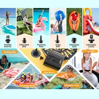 WESTTUNE Outdoor Wireless Air Pump Travel Vacuum Pump with Inflatable Deflate Portable Electric MINI Inflatable Pumps for Mats 4