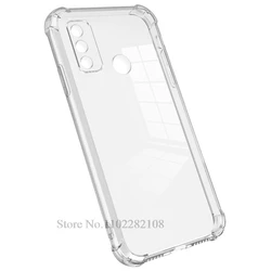 Shockproof Transparent Silicone Phone Case - Coque s - Huawei P Smart 2020 (Transparent Case)