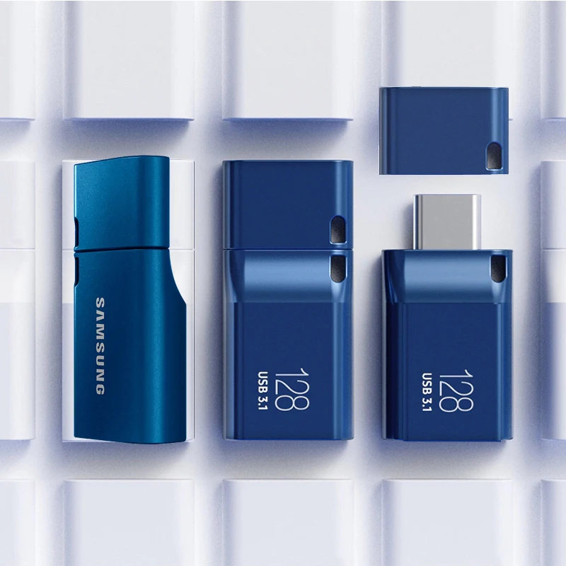 USB Type-C Flash Drive Samsung 64GB-256G Metal Water-proof For Smartphone Tablet Computer