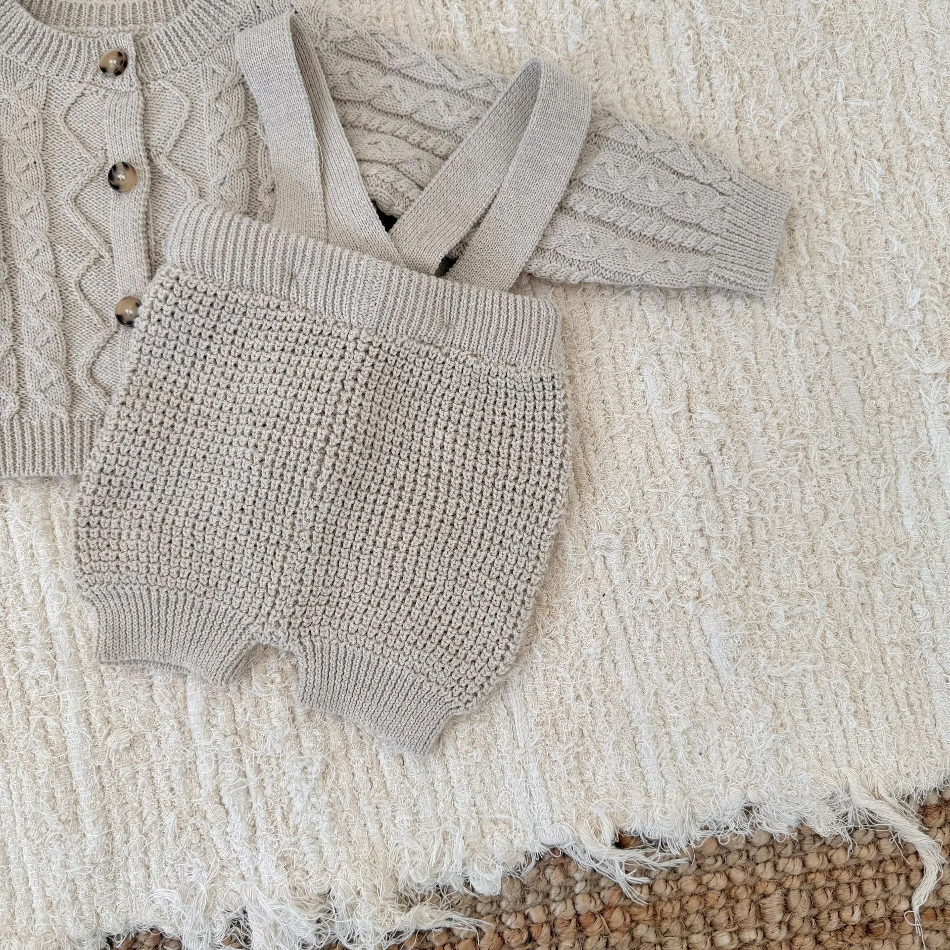 0-3세  스웨터 빈티지 남아 니트웨어 싱글 브레스트  니트 가디건 옵션 종합