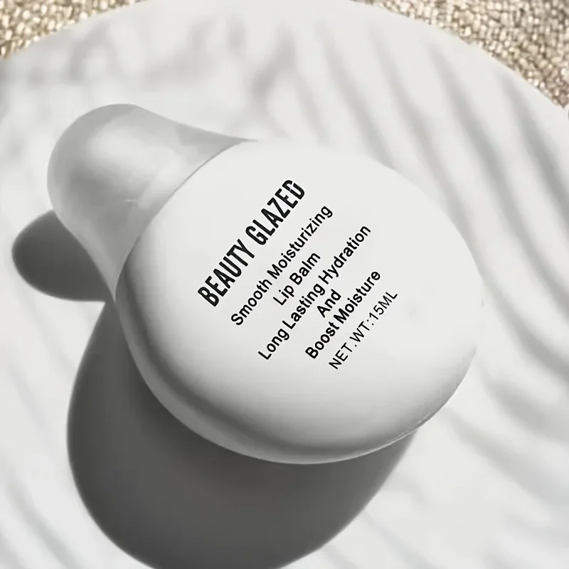 BEAUTY GLAZED Nourishing Lip Balm with Plant Squalane and Amino Acids, Natural Oil-Based, Long-Lasting Moisture Plant Squalane 2