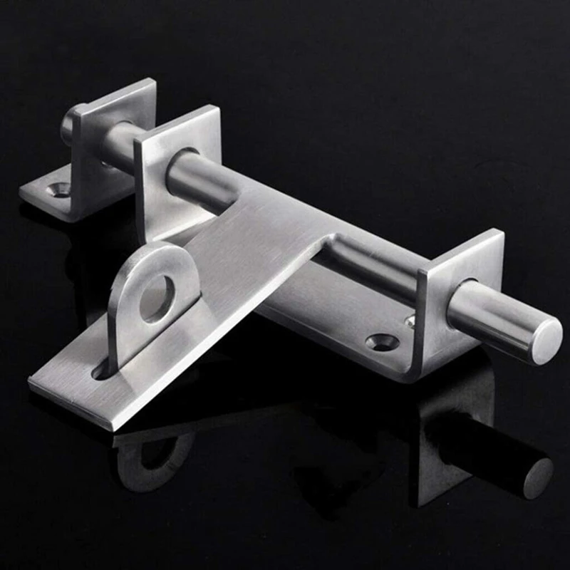 Stainless Steel Bolt 304 Heavy-Duty Left And Right Bolts Sliding Bolt Door Lock Latch door latch hexagon bolt screw