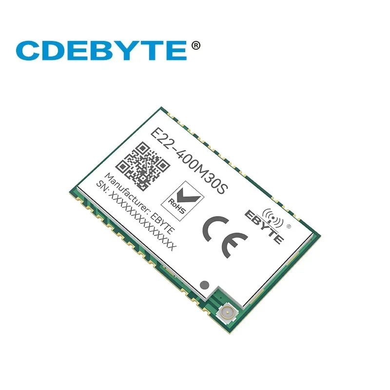 E22-400M30S LoRa SX1268 433MHz RF Module SMD IPEX Stamp Hole 1W High-Precision TCXO Wireless Data Transmitter and Receiver for rf wireless transceiver