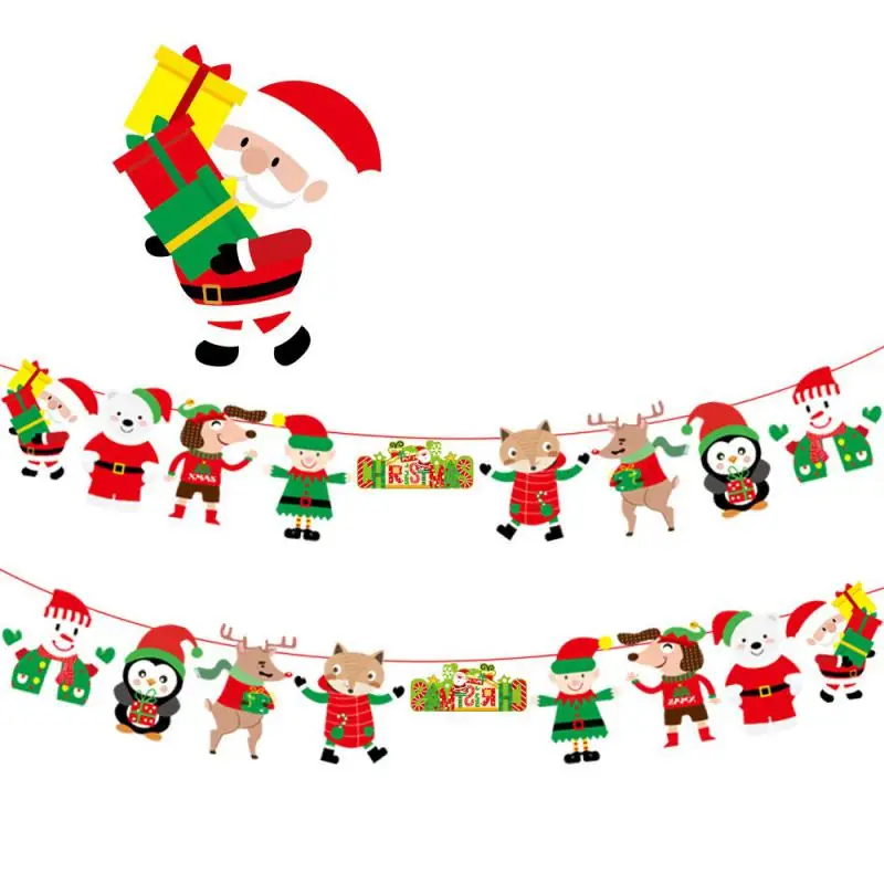 thumbnail image 1 of Christmas Banner 2023 Merry Christmas Decorations For Home Garland Santa Claus Navidad For Xmas Gift Noel Decor New Year 2024, 1 of 5