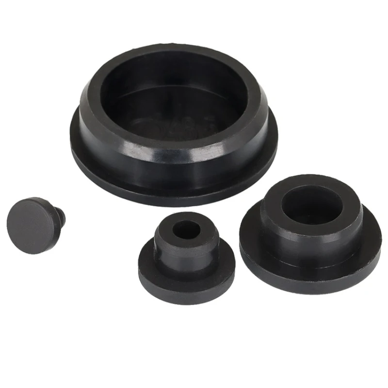 Bore 6.8-161.5mm Silicone Rubber Seal Hole Plugs Hollow Blanking End Cap Dustproof Plug Pipe Inserts T Type Stopper