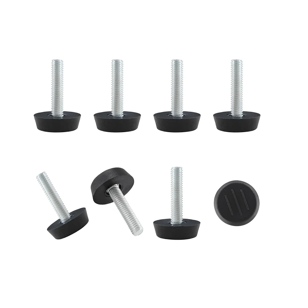 Heavy Duty Adjustable Rust-Resistant Furniture & Cabinet Leveling Feet