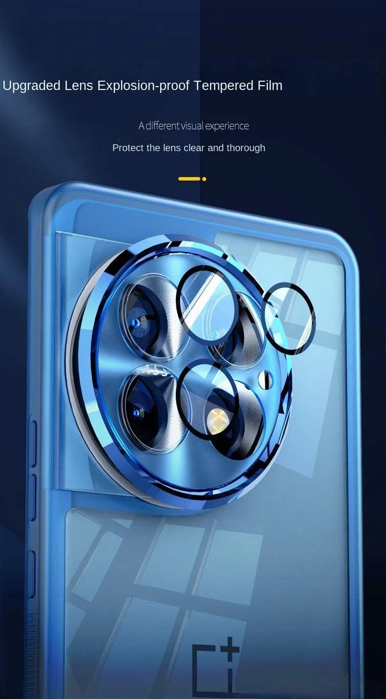 Transparent Soft TPU Phone Case with Lens Protection - Enhanced Back Cover Design