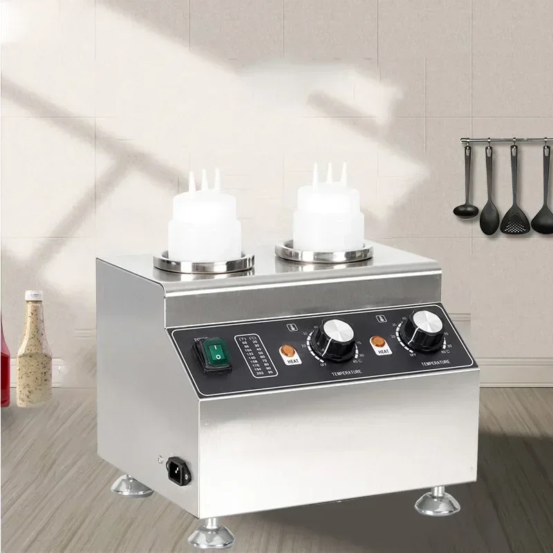 New Desktop Double Head Round Juice Warmer Insulation Machine Steamer Electric Automatic Fast Heating Stainless Steel