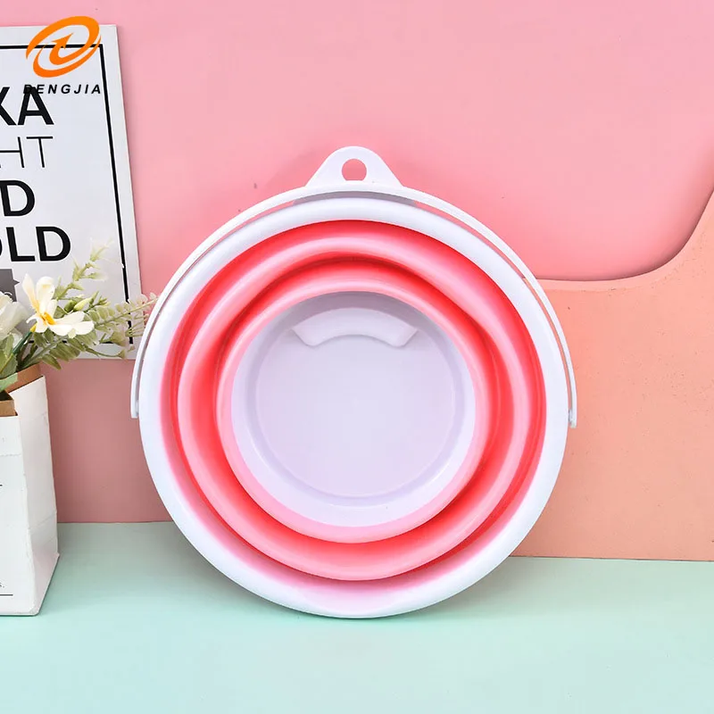 Folding Bucket Collapsible Bucket Plastic Home Car Wash Portable Small Bath Art Storage Water Station Wagon Fishing Outdoors