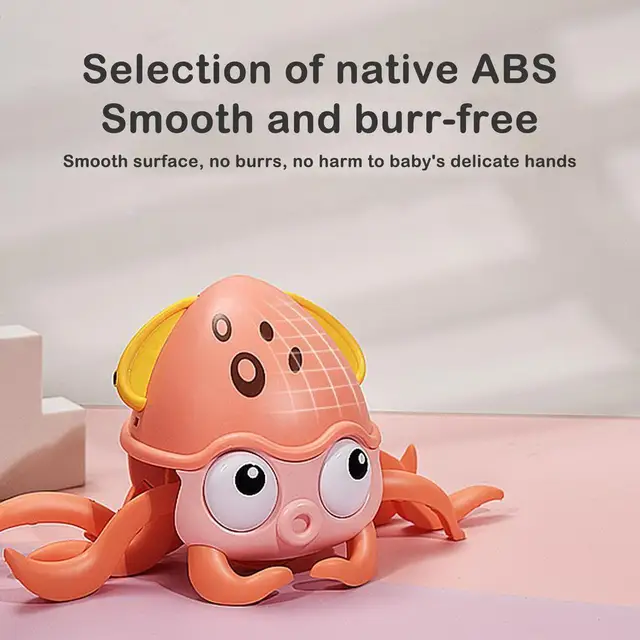Infant Crawling Toys Induction Escape Crab Octopus Baby Educational Birthday Kid Gift Up Electronic Moving Toy Toy Light To W8D9 1