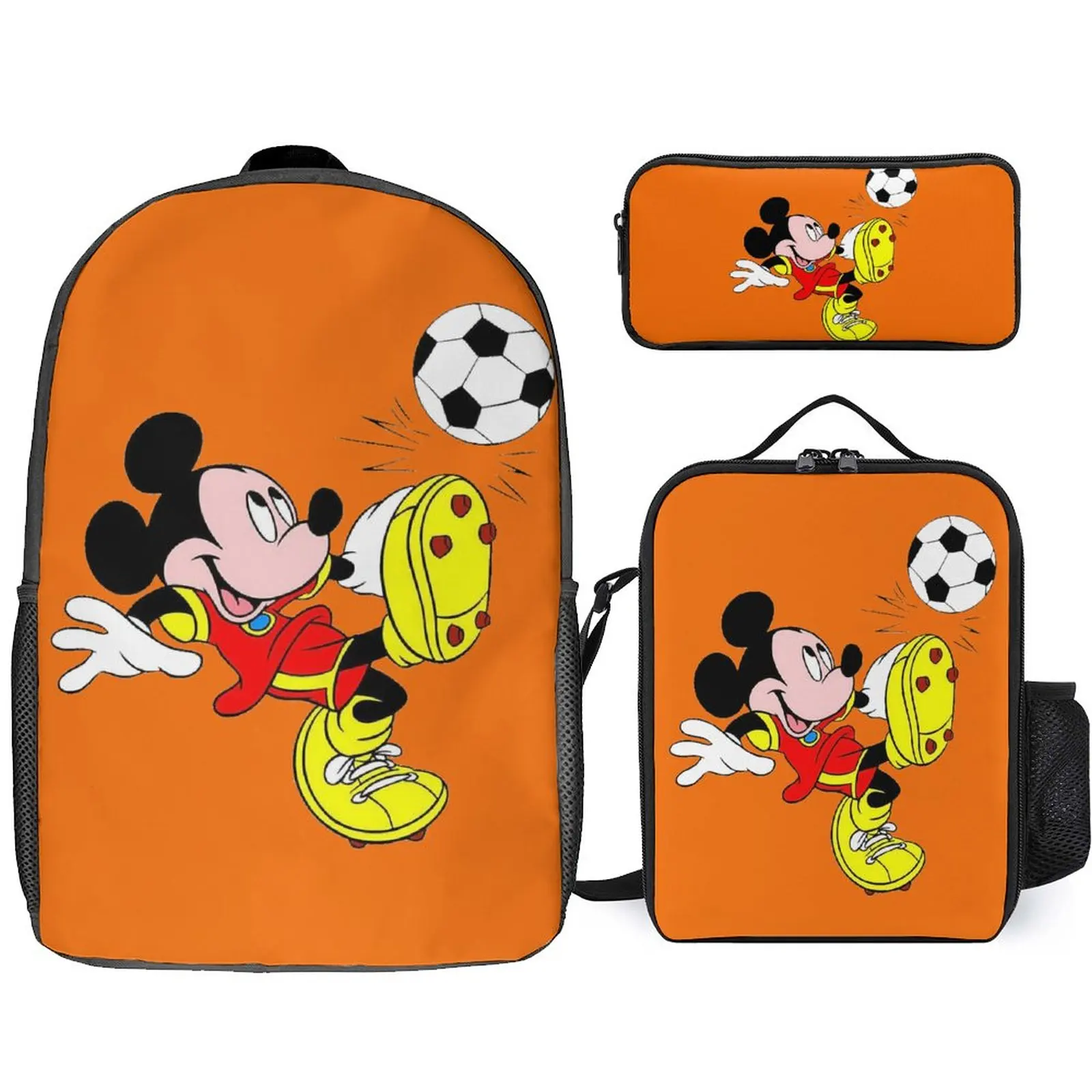 

Disney Book Bag Set Anime Movie Dream Card Pattern Print Custom Backpack Pencil Box Lunch Bag Three-piece